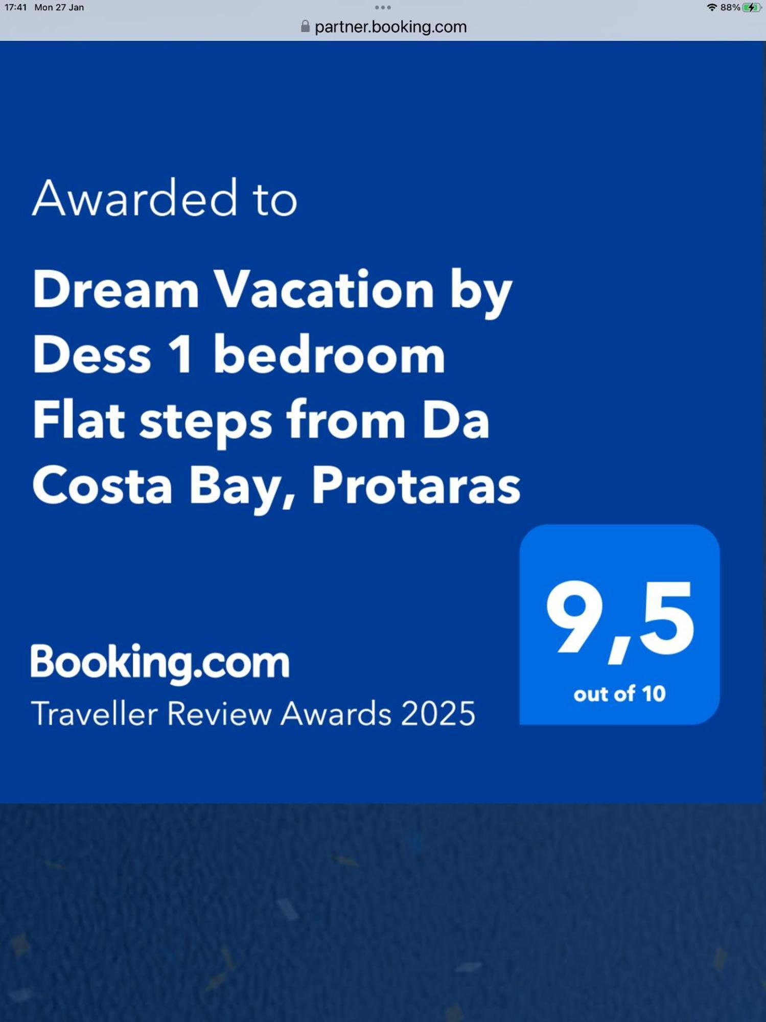Dream Vacation By The Sea Protaras Apartman Kültér fotó